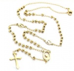 Stainless Steel Rosary Catholic Necklace