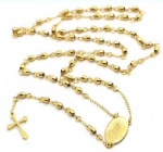 Stainless Steel Rosary Catholic Necklace