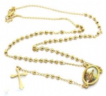 Stainless Steel Rosary Catholic Necklace