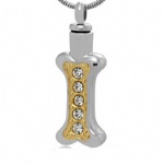 Bone Stainless Steel Cremation Pendant