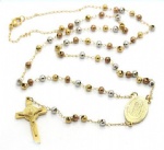 Stainless Steel Rosary Catholic Necklace