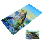 Headwear Outdoor Sports Sublimation Fishing Face Mask Custom Seamelss Bandana