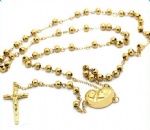 Stainless Steel Rosary Catholic Necklace