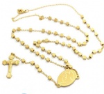 Stainless Steel Rosary Catholic Necklace