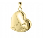 Heart Stainless Steel Cremation Pendant