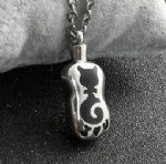 Stainless Steel Urn Cremation Pendant Memorial Jewelry