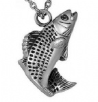 Stainless Steel Urn Cremation Pendant Memorial Jewelry