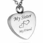 Stainless Steel Urn Cremation Pendant Memorial Jewelry