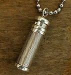 Stainless Steel Urn Cremation Pendant Memorial Jewelry