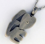 Stainless Steel Urn Cremation Pendant Memorial Jewelry