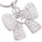 Stainless Steel Urn Cremation Pendant Memorial Jewelry