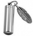 Stainless Steel Urn Cremation Pendant Memorial Jewelry