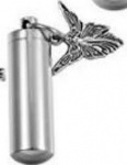 Stainless Steel Urn Cremation Pendant Memorial Jewelry