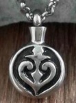 Stainless Steel Urn Cremation Pendant Memorial Jewelry