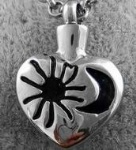 Stainless Steel Urn Cremation Pendant Memorial Jewelry