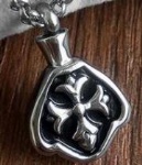 Stainless Steel Urn Cremation Pendant Memorial Jewelry