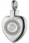 Stainless Steel Urn Cremation Pendant Memorial Jewelry