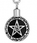 Stainless Steel Urn Cremation Pendant Memorial Jewelry