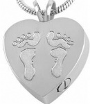 Stainless Steel Urn Cremation Pendant Memorial Jewelry