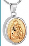 Stainless Steel Urn Cremation Pendant Memorial Jewelry