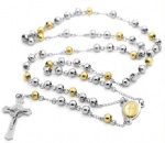 Stainless Steel Rosary Catholic Necklace