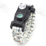 survial LED paracord bracelet with compass