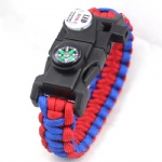 survial LED paracord bracelet with compass