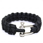 U shackle Paracord Survival Bracelet outdoor bracelet