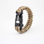 U shackle Paracord Survival Bracelet outdoor bracelet