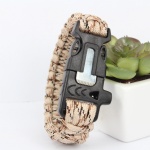 U shackle Paracord Survival Bracelet outdoor bracelet