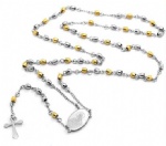 Stainless Steel Rosary Catholic Necklace