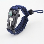 U shackle Paracord Survival Bracelet outdoor bracelet with compass