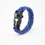 U shackle Paracord Survival Bracelet outdoor bracelet with compass