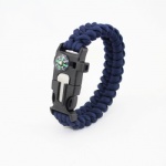 U shackle Paracord Survival Bracelet outdoor bracelet with compass