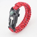 U shackle Paracord Survival Bracelet outdoor bracelet with compass