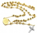 Stainless Steel Rosary Catholic Necklace