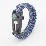 U shackle Paracord Survival Bracelet outdoor bracelet with compass