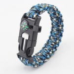 U shackle Paracord Survival Bracelet outdoor bracelet with compass