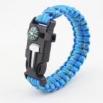 U shackle Paracord Survival Bracelet outdoor bracelet with compass