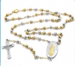 Stainless Steel Rosary Catholic Necklace