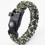 Paracord Survival Bracelet outdoor bracelet with compass