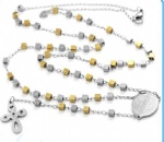 Stainless Steel Rosary Catholic Necklace