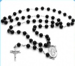 Stainless Steel Rosary Catholic Necklace