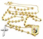 Stainless Steel Rosary Catholic Necklace