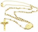 Stainless Steel Rosary Catholic Necklace