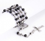 Stainless Steel Rosary Catholic Necklace