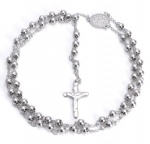 Stainless Steel Rosary Catholic Necklace