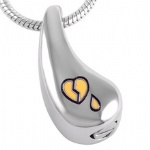 Stainless Steel Urn Cremation Pendant Memorial Jewelry