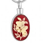 Stainless Steel Urn Cremation Pendant Memorial Jewelry