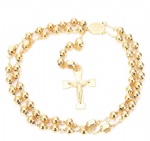 Stainless Steel Rosary Catholic Necklace